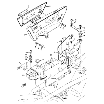 SIDE COVER - TOOL BOX - BATTERY BOX