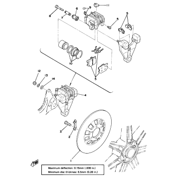 REAR DISC BRAKE - CALIPER