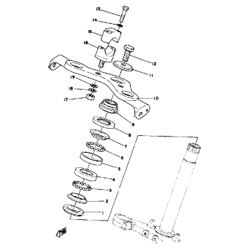 STEERING GT80E~009161 - GT80F