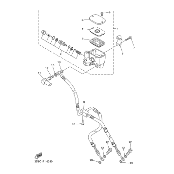 FRONT MASTER CYLINDER
