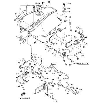 FUEL TANK CALIFORNIA MODEL ONLY
