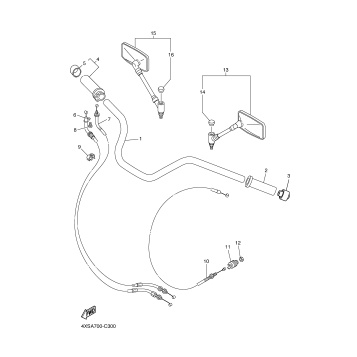 STEERING HANDLE CABLE