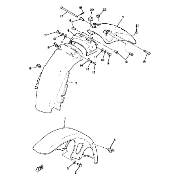 FRONT FENDER - REAR FENDER