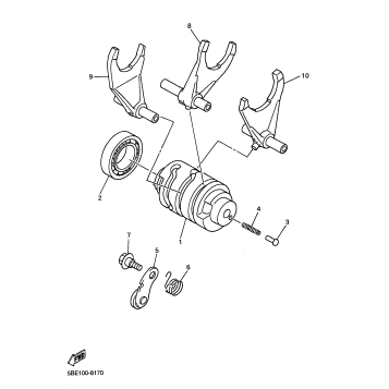 SHIFT CAM SHIFT FORK