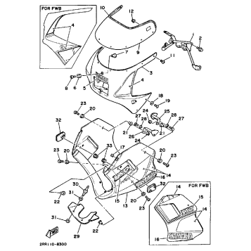 FAIRING-COWLING(2RR-020101-2RR-036100 SEE NOTE)