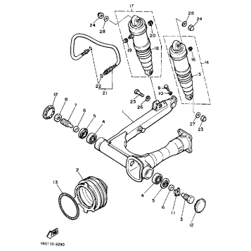 SWING ARM REAR SHOCKS