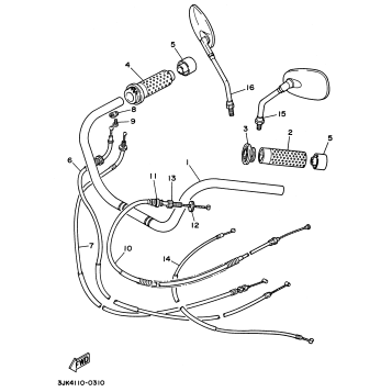 STEERING HANDLE CABLE
