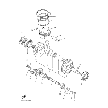 CRANKSHAFT PISTON