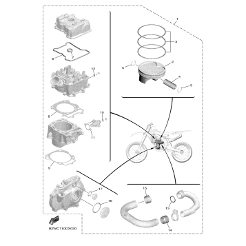 4 PISTON REBUILT KIT