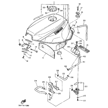 FUEL TANK NON CALIFORNIA MODEL