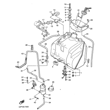 FUEL TANK CALIFORNIA ONLY