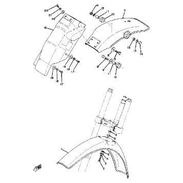 FRONT FENDER REAR FENDER