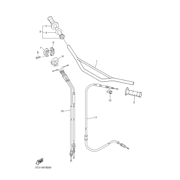 STEERING HANDLE CABLE