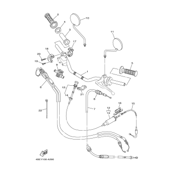 STEERING HANDLE CABLE