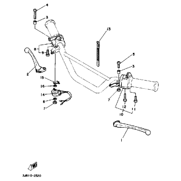 HANDLE SWITCH - LEVER DT80J - K