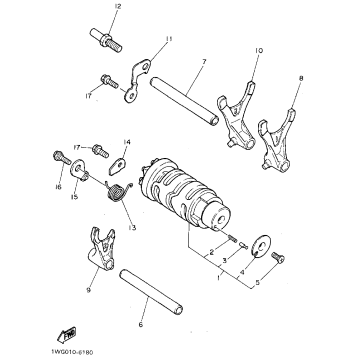 SHIFT CAM SHIFT FORK
