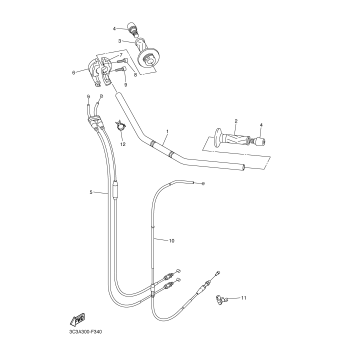 STEERING HANDLE CABLE