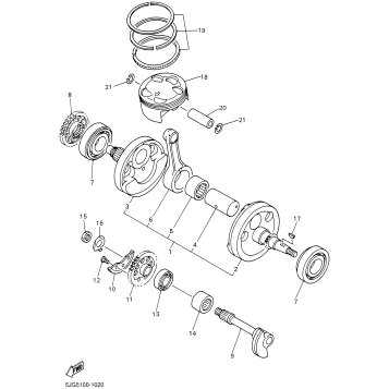 CRANKSHAFT PISTON