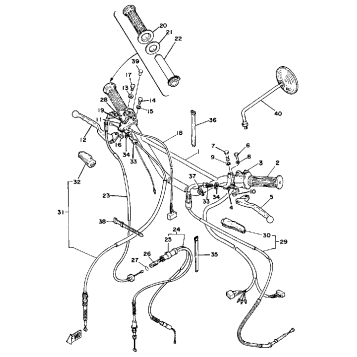 STEERING HANDLE - CABLE