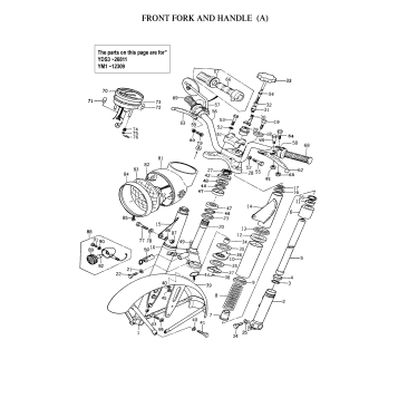 FRONT FORK AND HANDLE A
