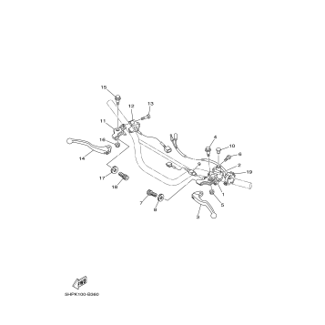 HANDLE SWITCH LEVER ER