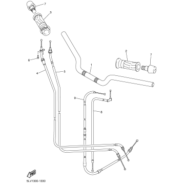 STEERING HANDLE CABLE