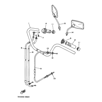 STEERING HANDLE CABLE