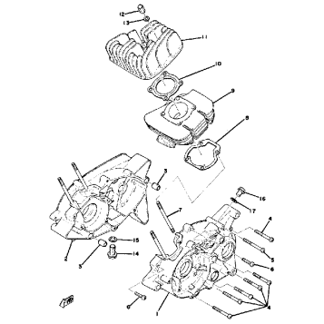 CRANKCASE - CYLINDER