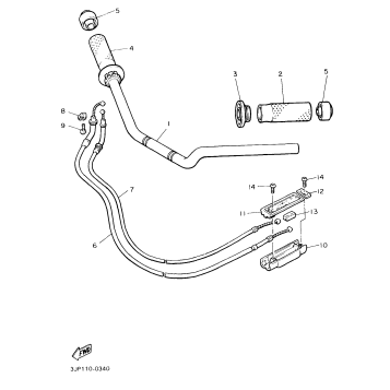 STEERING HANDLE CABLE