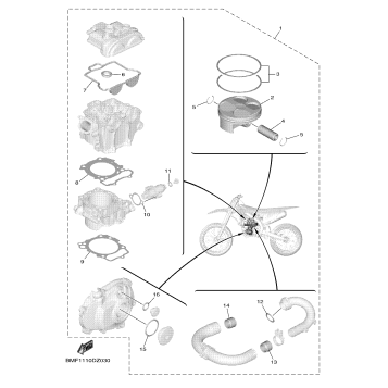 4 PISTON REBUILT KIT