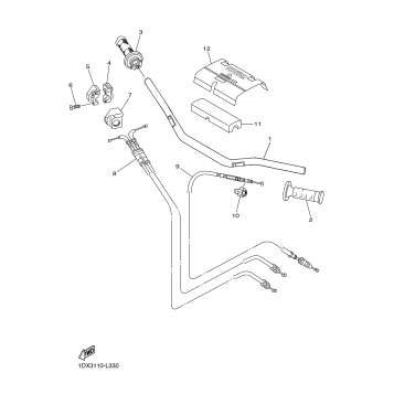 STEERING HANDLE CABLE