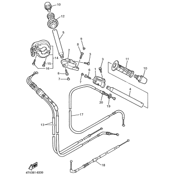 STEERING HANDLE CABLE