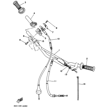 STEERING HANDLE - CABLE