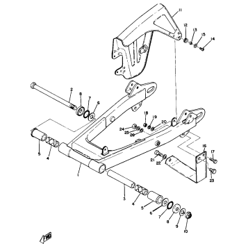 REAR ARM & CHAIN CASE