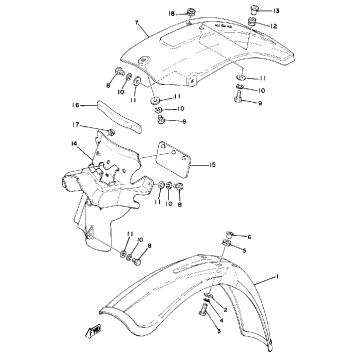 FRONT FENDER-REAR FENDER
