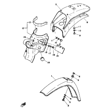 FRONT FENDER REAR FENDER