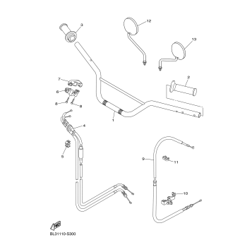 STEERING HANDLE CABLE