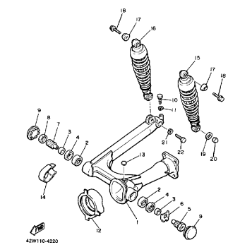 SWING ARM REAR SHOCKS