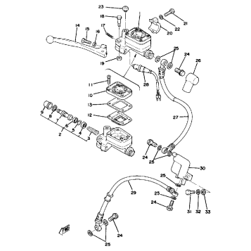 MASTER CYLINDER - BRAKE HOSE