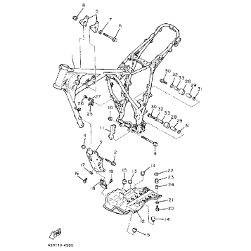 FRAME (CALIFORNIA MODEL ONLY)