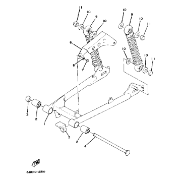 REAR ARM - SUSPENSION DT80H - J - K
