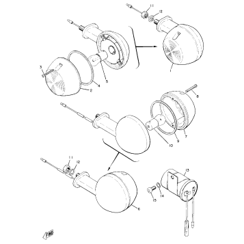 FLASHER LAMP ALTERNATE PARTS