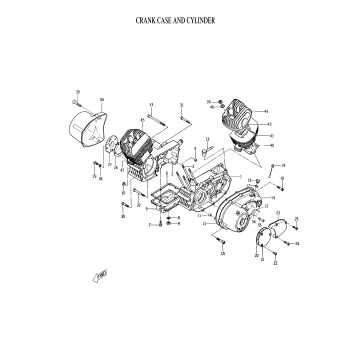 CRANKCASE AND CYLINDER
