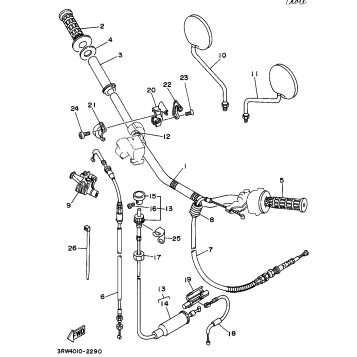 STEERING HANDLE CABLE