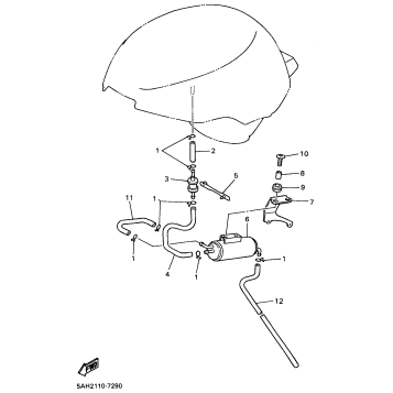 FUEL TANK 2 YZF600RKC ONLY