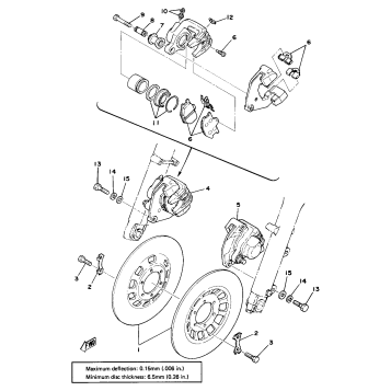 FRONT DISC BRAKE - CALIPER