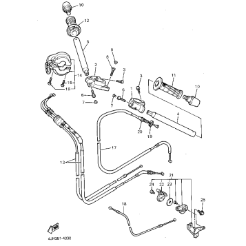 STEERING HANDLE CABLE