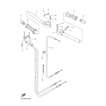 STEERING HANDLE CABLE