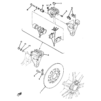 REAR DISC BRAKE - CALIPER
