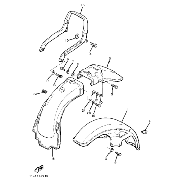 FRONT FENDER REAR FENDER